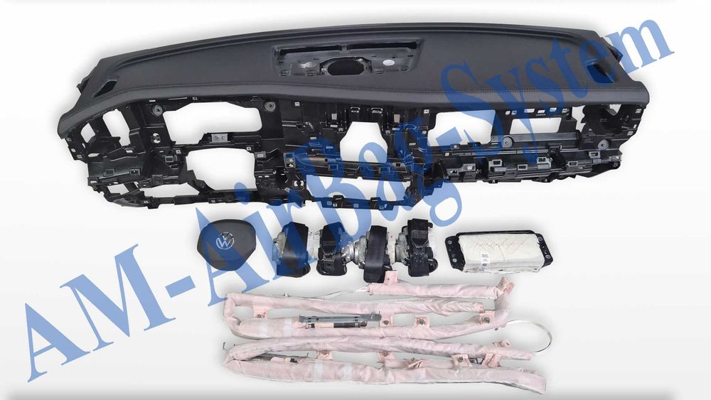 Volkswagen Tiguan III 3 Deska Rozdzielcza Deski Konsola Kokpit Pulpit AirBag Pas Pasy Poduszki Regeneracja Naprawa