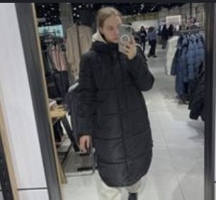 пуховик теплий зимовий