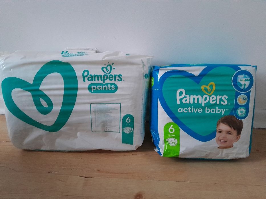 Pampersy 6 nowe - 3 opakowania