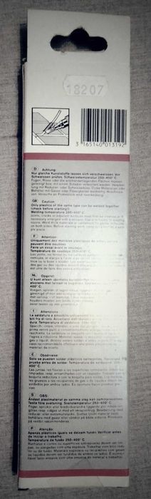 Fio solda PVC plástico rígido
