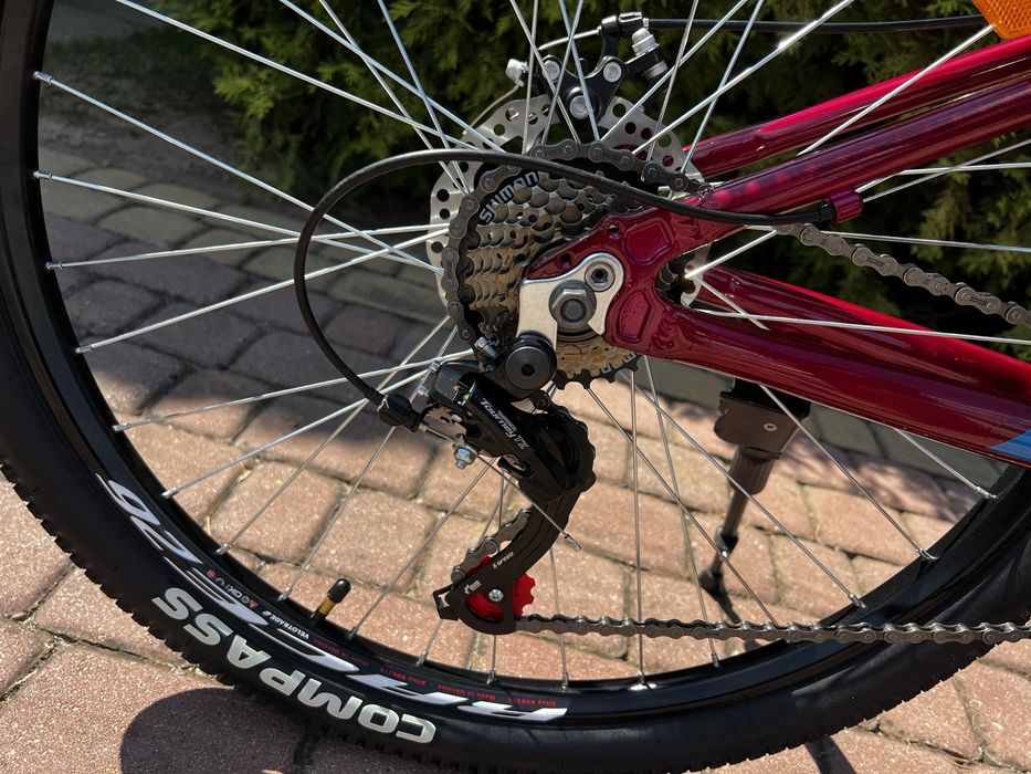 Rower górski mtb Alpina 26 rama 15 Alu blokada amora Shimano