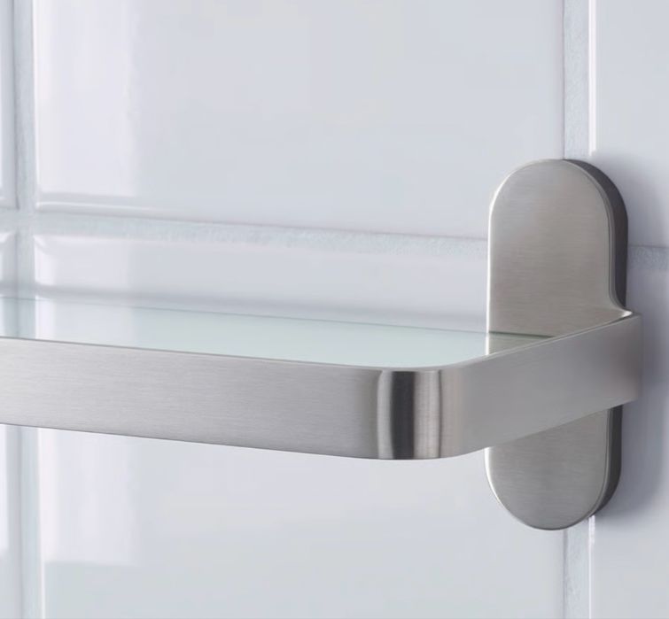 Estante de vidro e metal - Brogrund Ikea