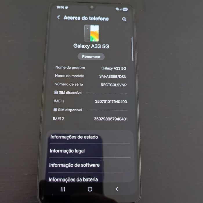 Telemóvel Samsung A33 5G
