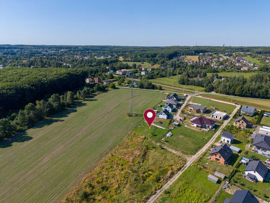 Działka budowlana 800 m² | Widok na las | Utwardzony dojazd | Orzesze, ul. Drużynowa