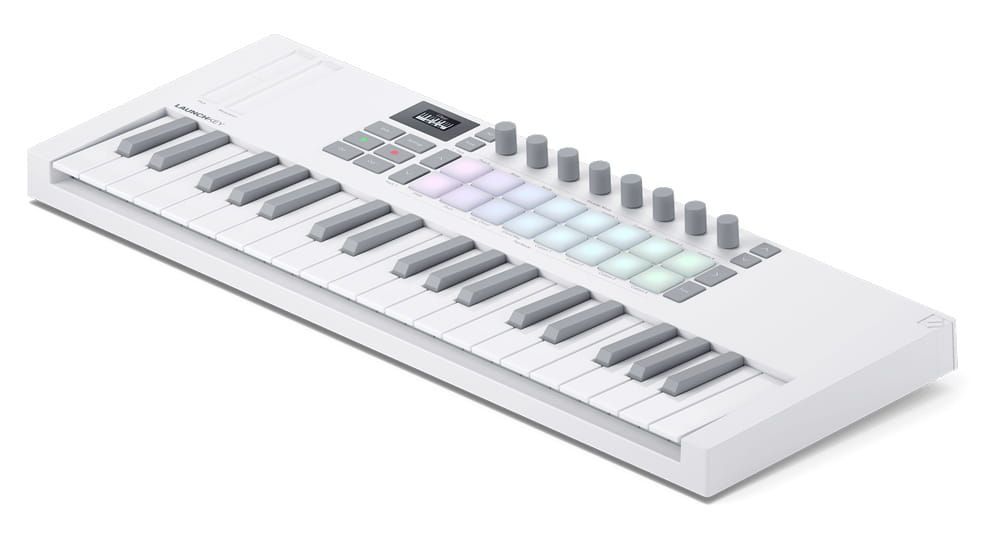 Novation Launchkey Mini 37 Mk4 White – klawiatura sterująca