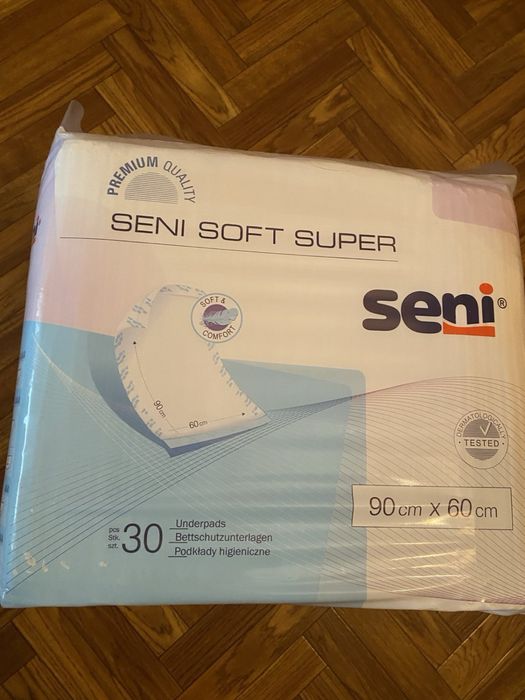 Гігієнічні пелюшки Seni Soft Super 90х60 см, 30 шт.