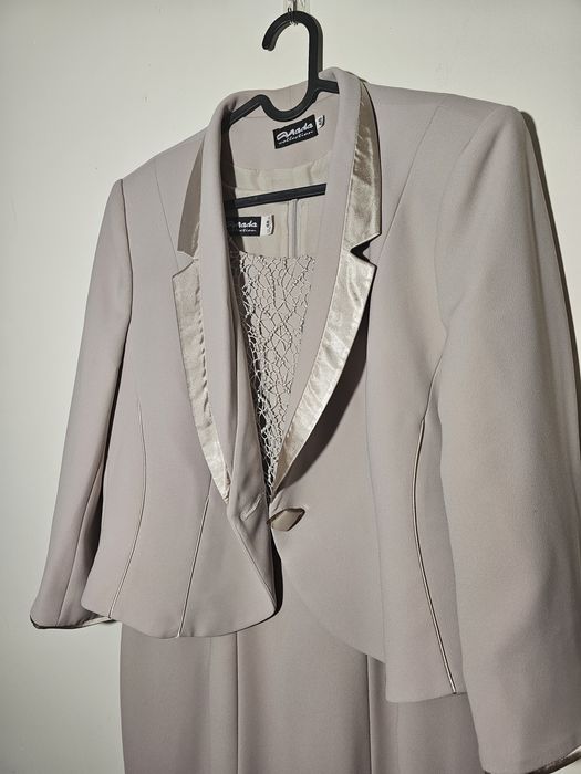 Kostium, komplet sukienka + marynarka 48 Mada Collection