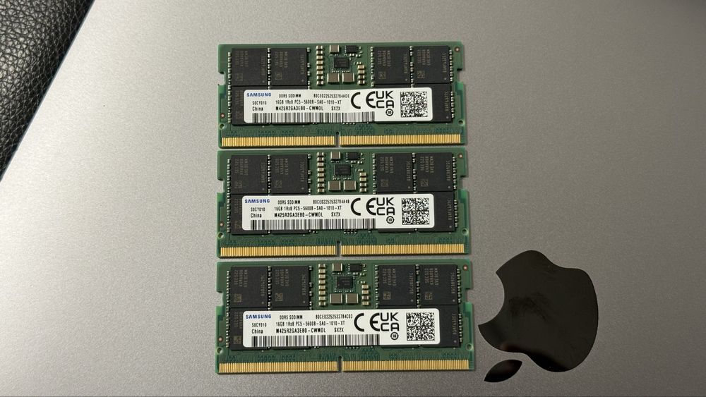 Пам'ять для ноутбуків Samsung 32Gb (2x16 GB) SO-DIMM DDR5 5600 MHz
