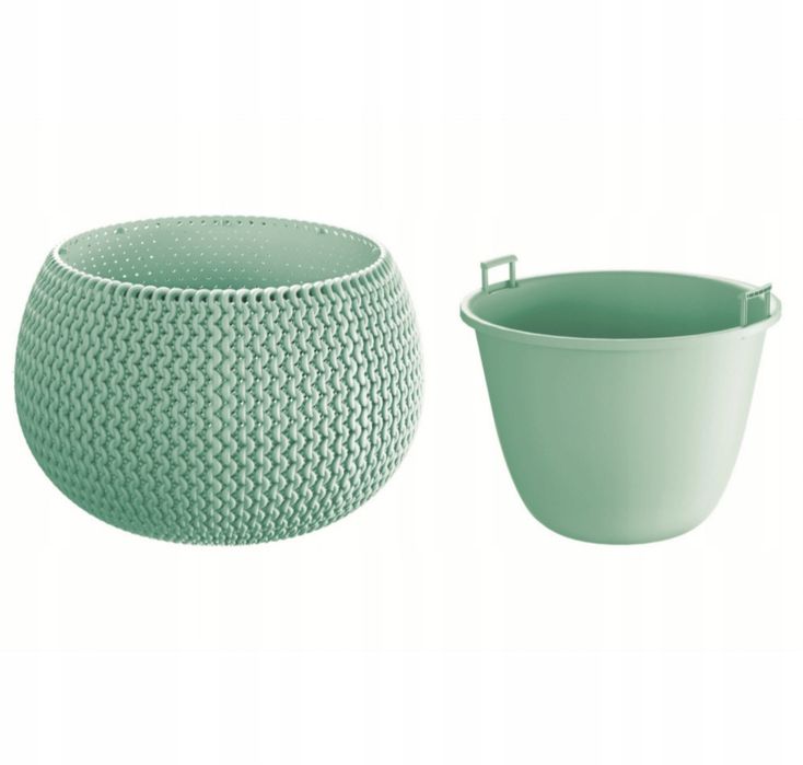 Doniczka SPLOFY BOWL szałwia Prosperplast 29 cm x 29 x 19,5