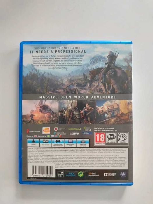 Jogo PS4 The Witcher III