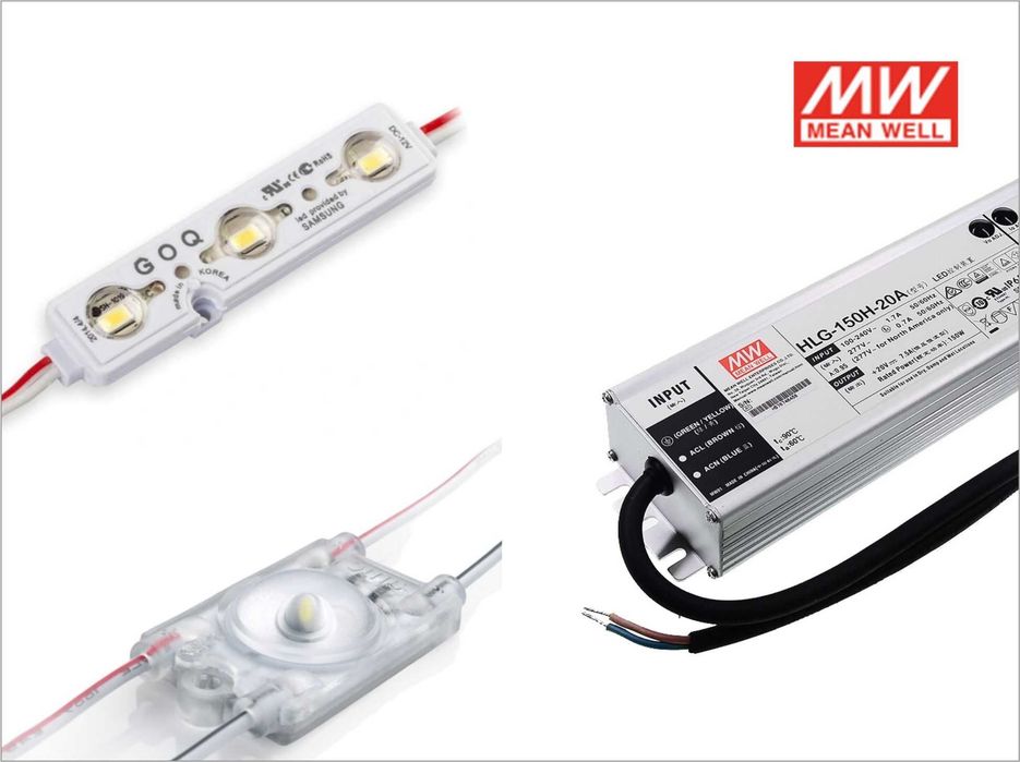 Litery Przestrzenne 3D LED. REKLAMY Podświetlane. Szyldy