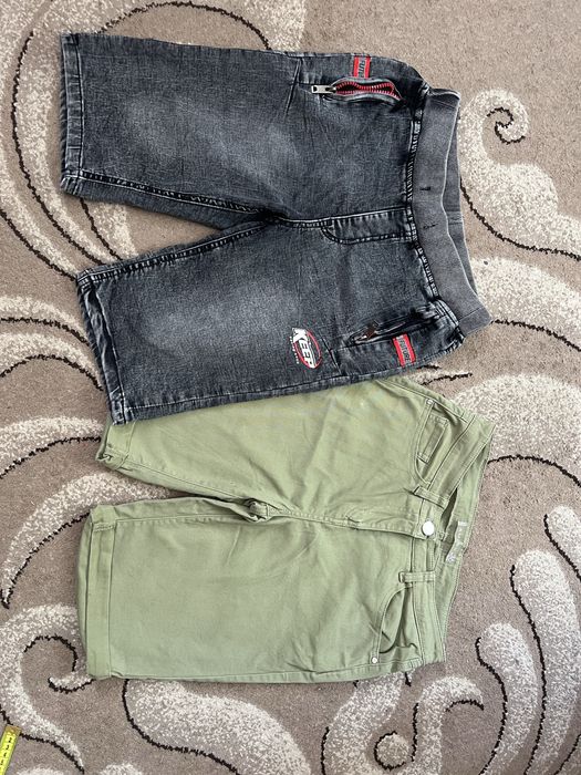 Шорти 158-164 хакі джинс