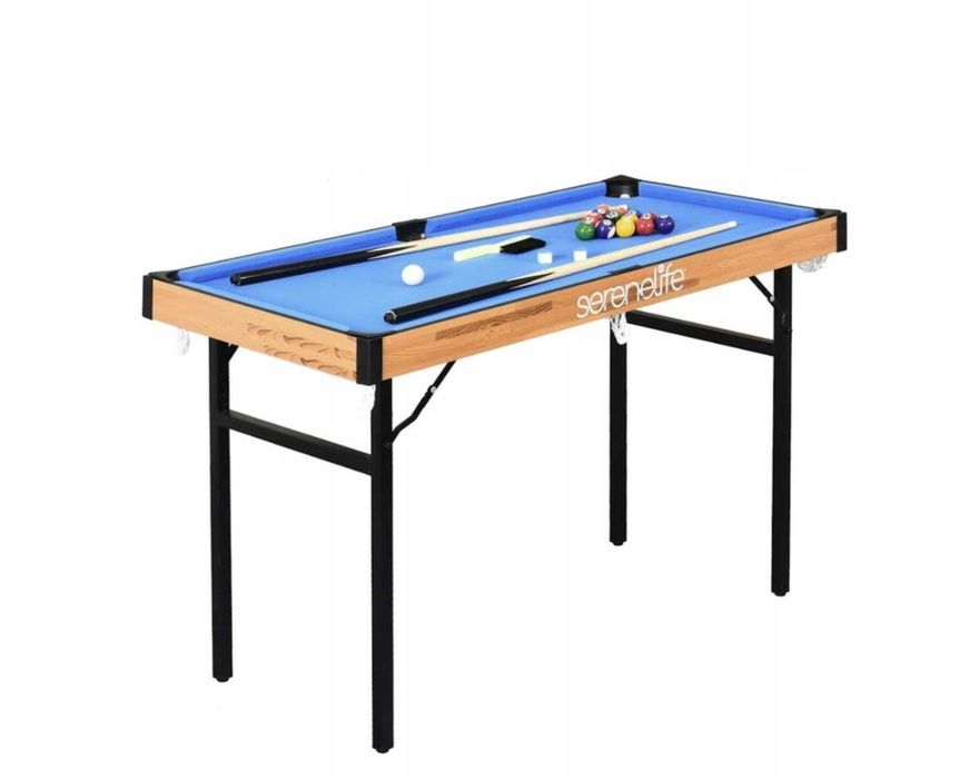 HIT! STÓŁ DO GIER 4w1 Bilard Ping Pong Hokej Shuffleboard CAŁY ZESTAW