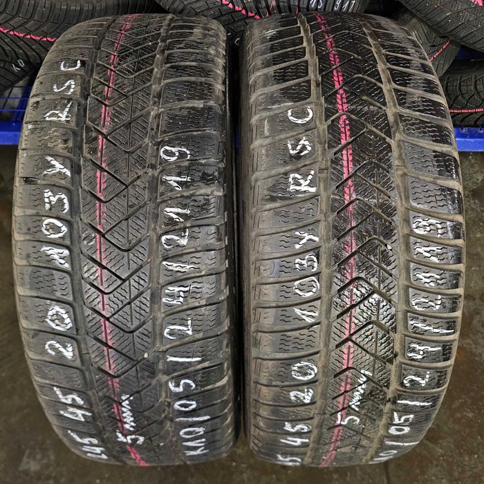 2szt opony zimowe używane 245/45R20 Pirelli Sottozero 3 RSC