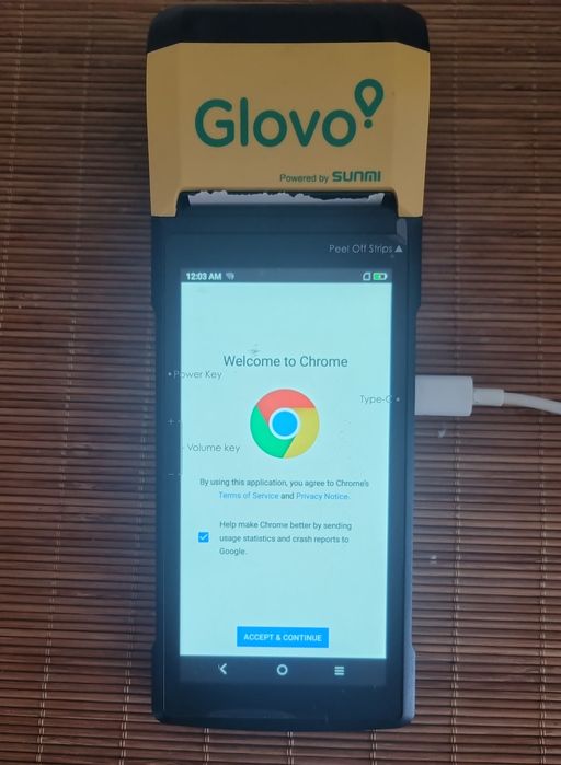Sunmi POS  V2  da Glovo