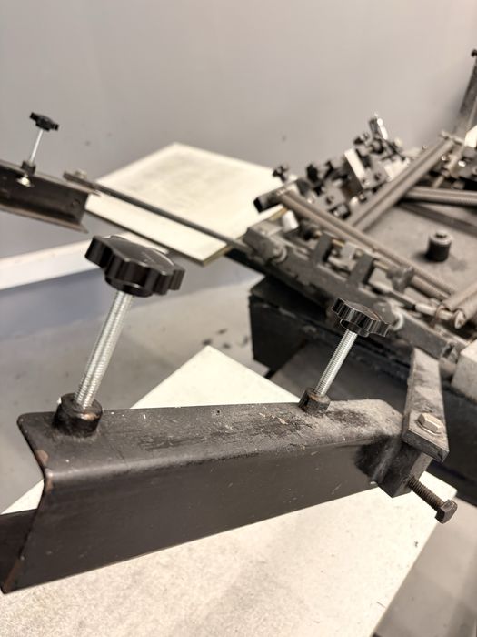 Carrossel serigrafia manual, 4 berços