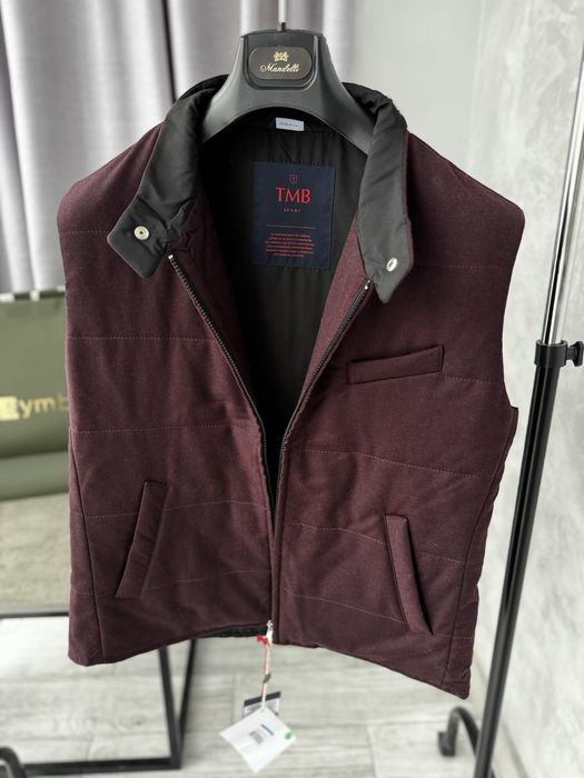 Шерстяная Итальянская жилетка Tombolini