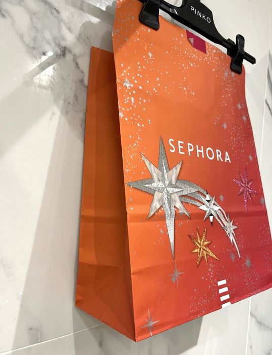 Sephora papierowa torebka zakupowa torba prezentowa koperta świąteczna