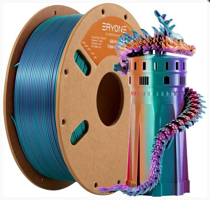 Філамент ERYONE 3 та 4-х кольоровий. 1кг