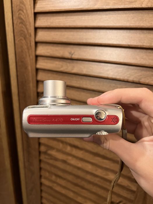 Цифровий фотоапарат Canon PowerShot A470 CCD (Y2K / Ідеальний стан) Рідкісний колір!