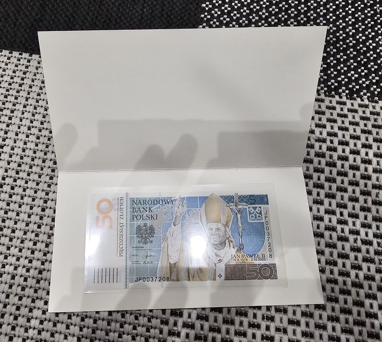 Banknot Jan Paweł II 50 zł