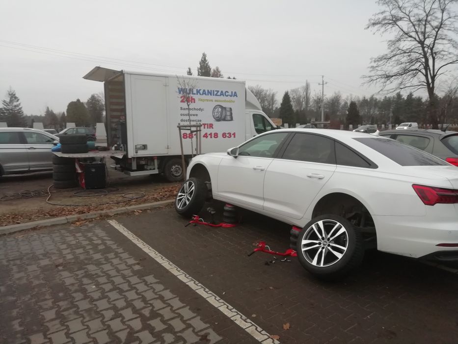 Wymiana opon Wulkanizacja mobilna