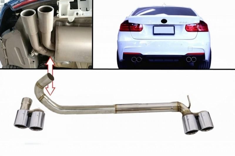 Ponteiras de Escape Bmw Série 3 F30 Duplas