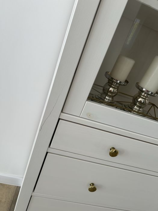 Witryna Hemnes biała