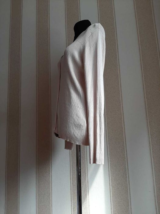 Лонгслів жіночий, в рубчик, 100% НАТУРАЛЬНИЙ ШОВК.