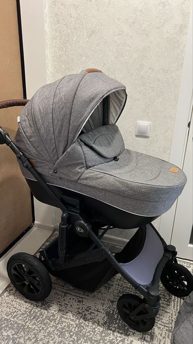 Коляска 2 в 1 Kinderkraft Prime Gray + Mommy Bag
