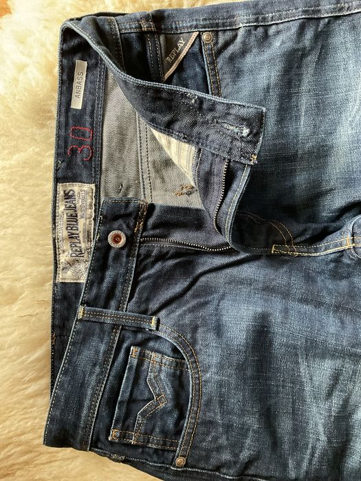 Spodnie Replay Anbass Slim Jeans W30 L32 – jak nowe!