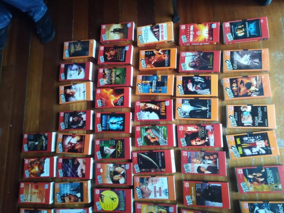 Filmes VHS da coleção TV Guia Tele Cine
