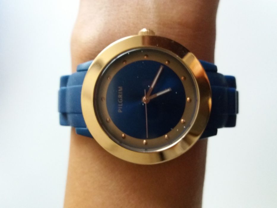 Relógio pulso azul inox marca Dinamarquês