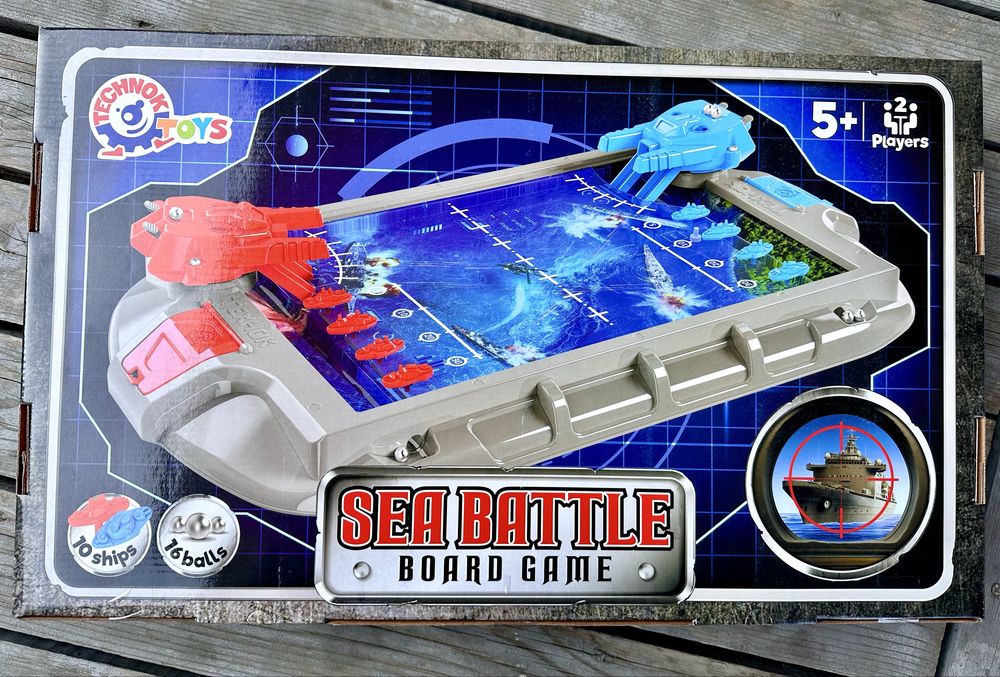 Настільна гра "Морські баталії ТехноК",1110, морський бій.3 види