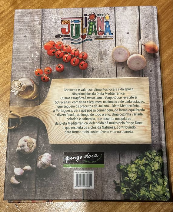 Livro Culinaria PinGo Doce “Quatro Estações” (NOVO)