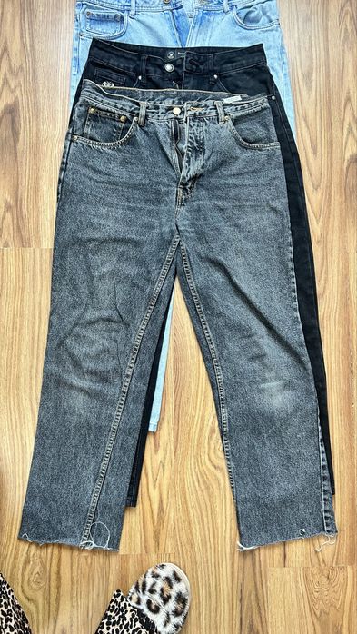 Джинси на високій посадці розміри від S до XL