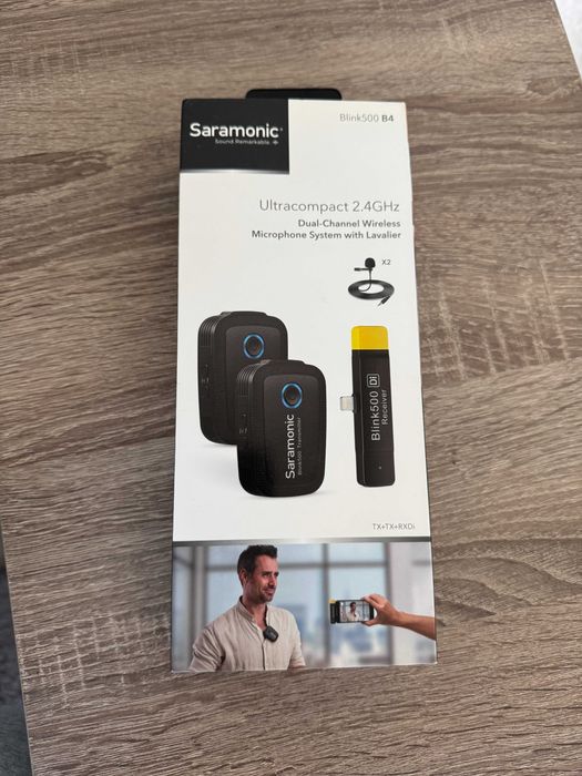 Безпровідна радіосистема Saramonic Blink 500 B4 для iPhone lightning