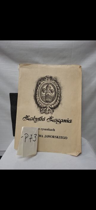 Żagań, pałac Lobkowiców rys. Z. Jaworskiego