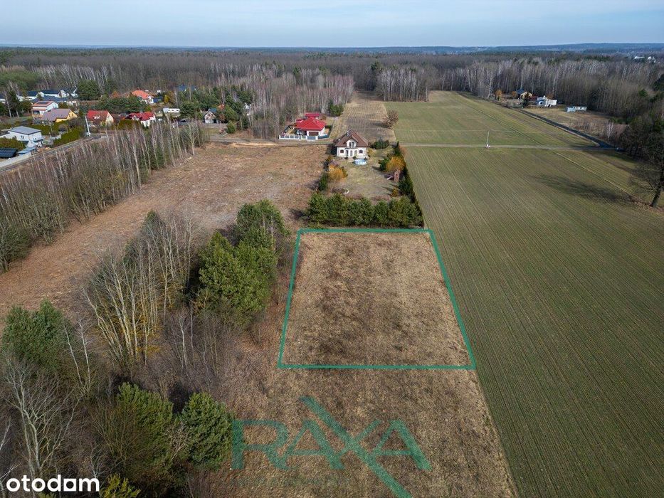 Działka budowlana 1149 m² – Jachranka