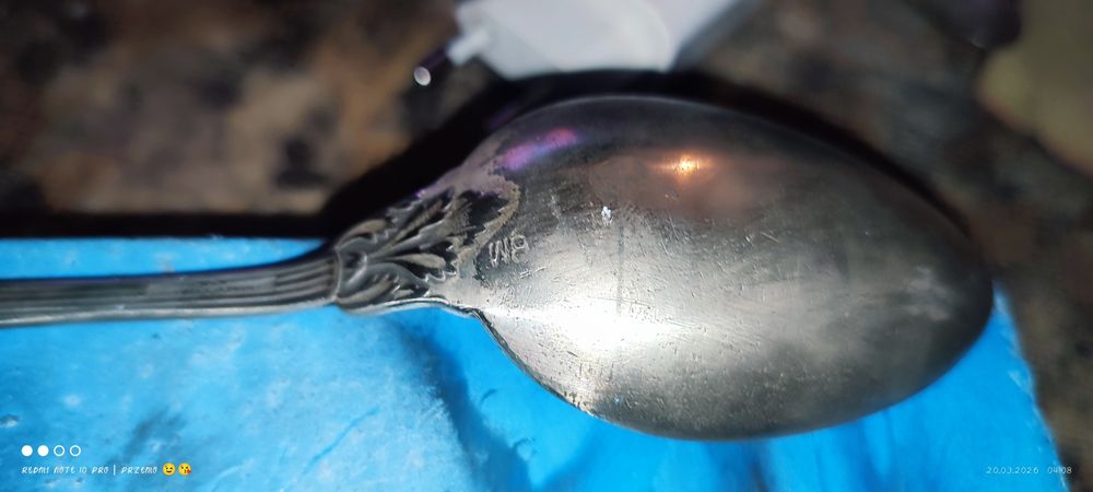 Srebrne sztućce zabytkowe