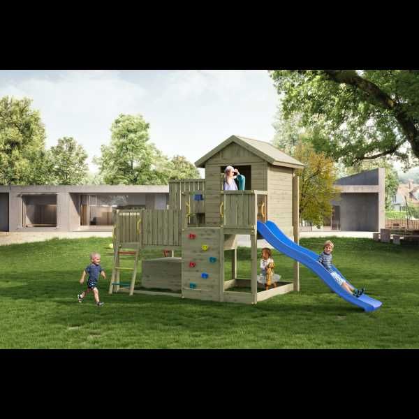 Plac zabaw, Nowoczesny domek dla dzieci, Stolik, Dostawa gratis