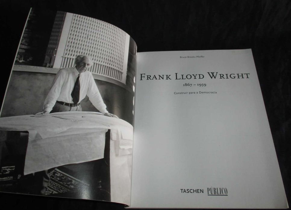Livro Frank Lloyd Wright Construir para a Democracia Taschen