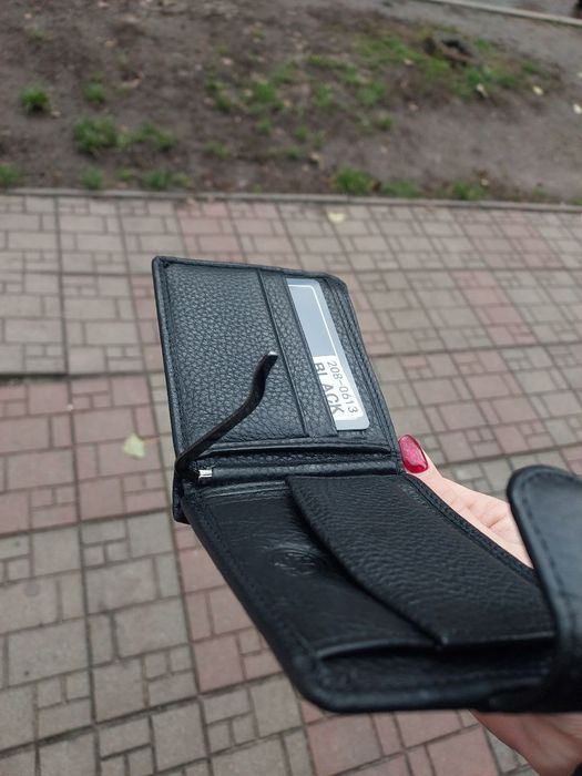 Гаманець чоловічий HT шкіряний кошелек мужской кожаный маленький