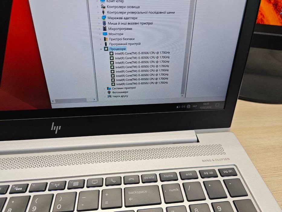 Ноутбук HP EliteBook 850 G5 •Core i5-8350U•8GB DDR4•128GB SSD