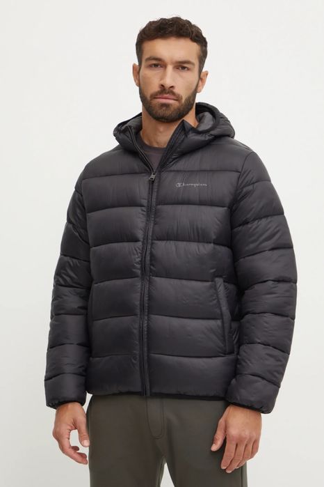 Оригінал Champion Jacket Зимова Куртка Пуховик Мужская Черная Новая