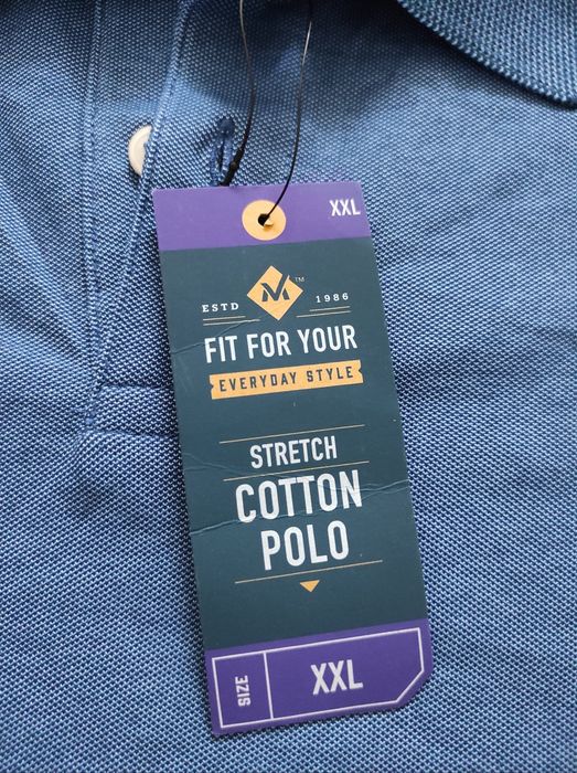 XXL Cotton Polo оригінальна чоловіча футболка, поло