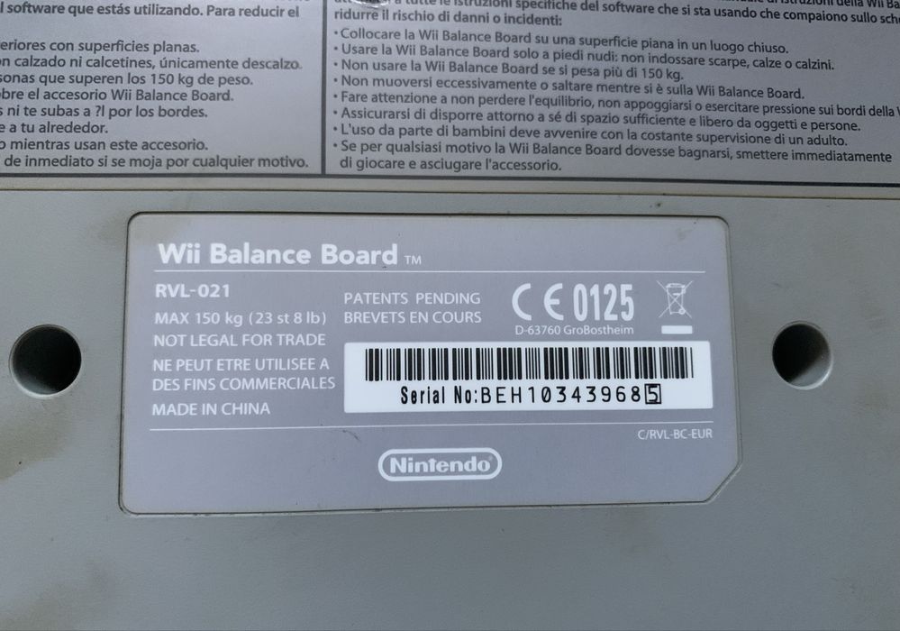 Nintendo WII Balance Board