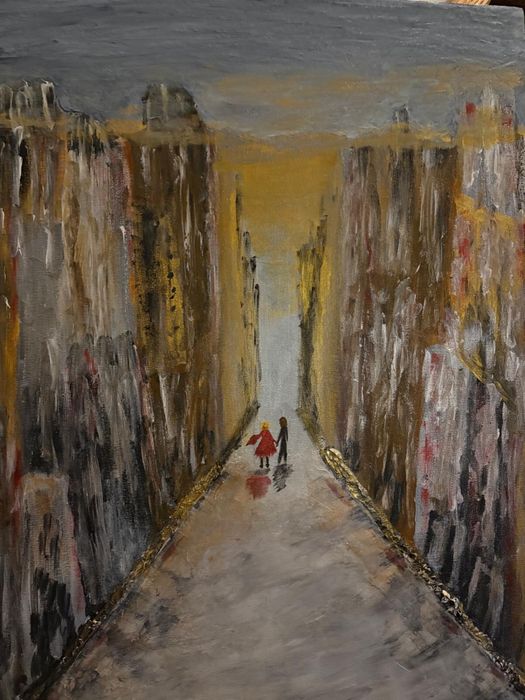 Quadro pintado a Mão 50x70 sem moldura!