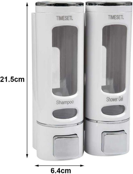 Dispensadores de shampoo e gel