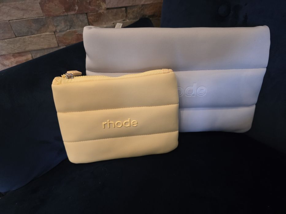 Bolsas rhode 1 cinza grande 1 amarela mais pequena